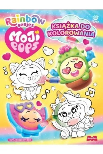 MojiPops - książka do kolorowania, praca zbiorowa