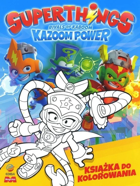SuperThings Kazoom Power. Książka do kolorowania