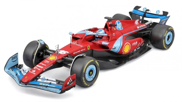 Ferrari Formula With Helmet & Plastic Stand SF24