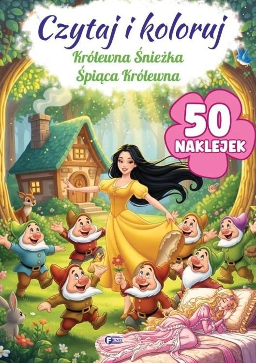 Czytaj i koloruj: Królewna Śnieżka/Śpiąca Królewna