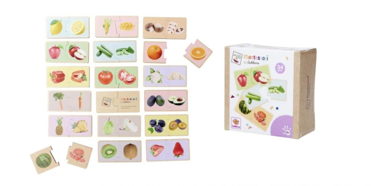 Montessori Puzzle 34el, Eichhorn