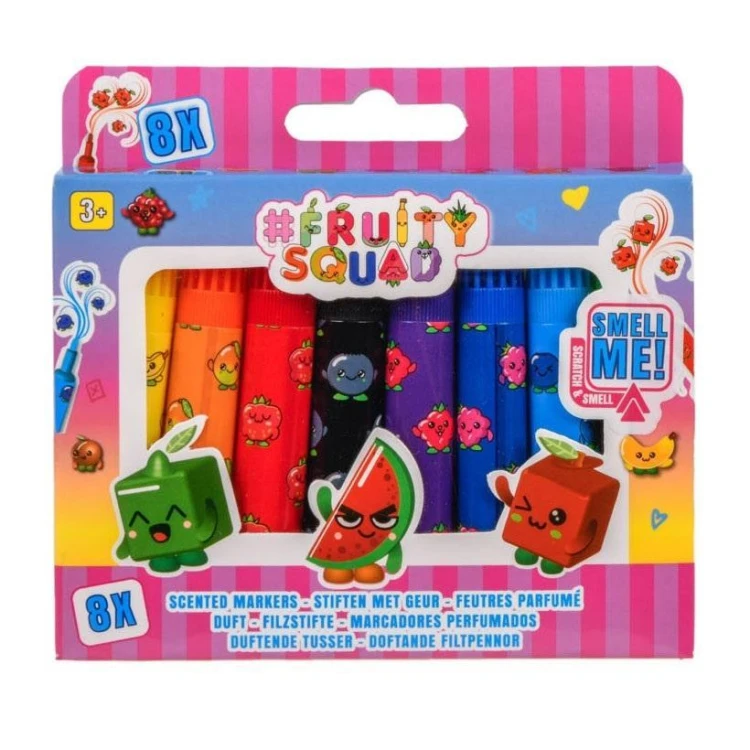 Pachnące mini pisaki 8 szt. FRUITYSQUAD, Canenco