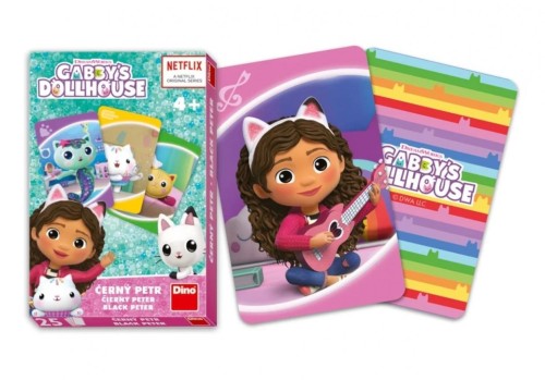 Karty Czarny Piotruś - Koci Domek Gabi, Dino Toys