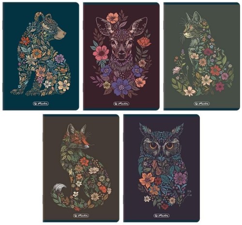 Zeszyt A5/60K linia Florimals (10szt) HERLITZ