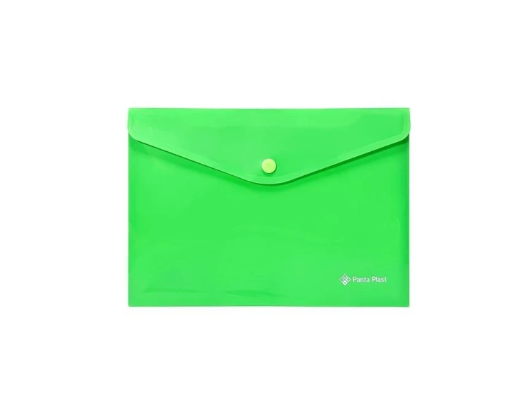 Koperta A5 neon zielona, Panta Plast