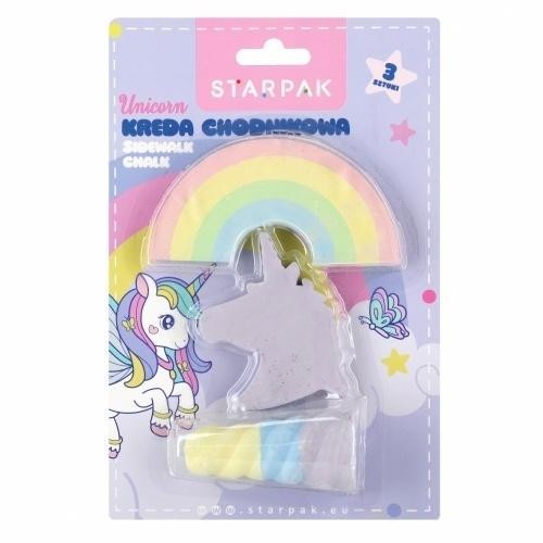 Kreda chodnikowa Unicorn 3szt, STARPAK