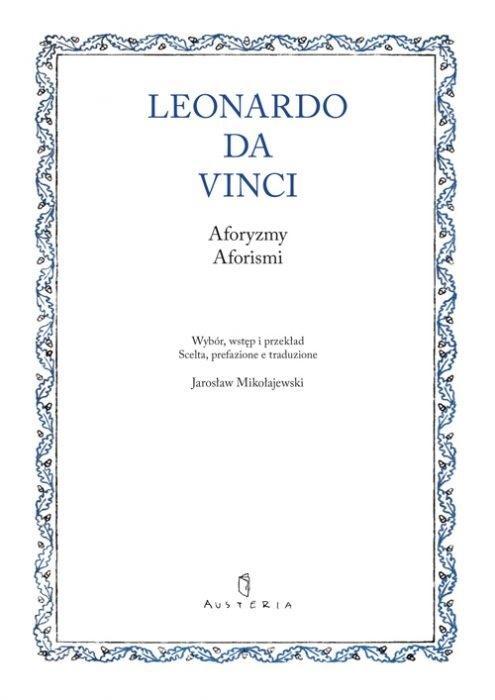 Aforyzmy. Aforismi, Leonardo da Vinci