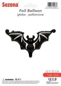Balon Halloween Nietoperz 62x32cm