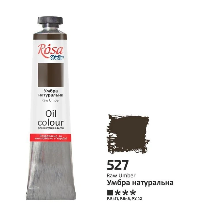 Farba olejna raw umber 527 45ml, Rosa