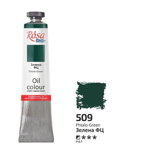 Farba olejna phthalo green 509 45ml, Rosa