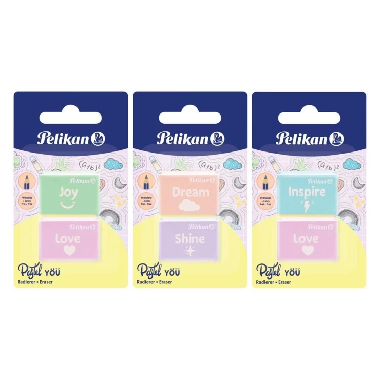 Gumka Pastell You 2 sztuki, PELIKAN
