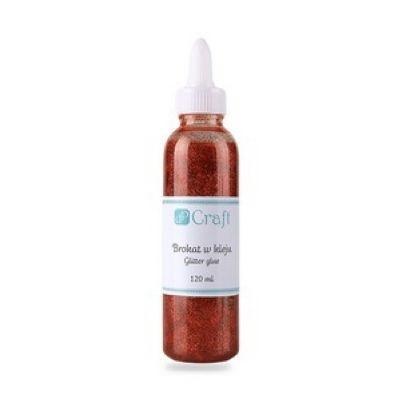 Brokat w kleju czerwony 120ml, Dalprint