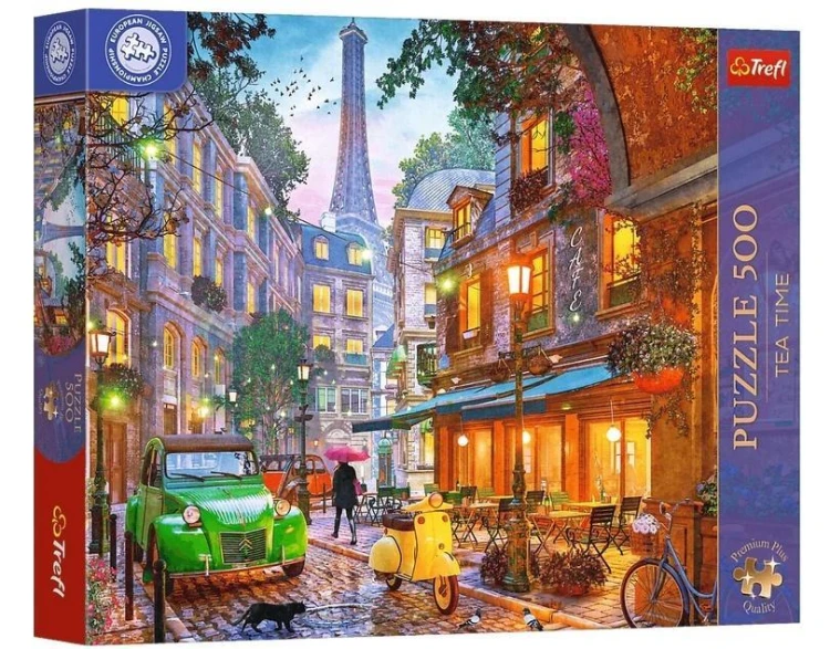 Puzzle 500 Tea Time: Kawiarnia w Paryżu TREFL