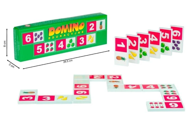 Domino Edukacyjne duże, SWEDE