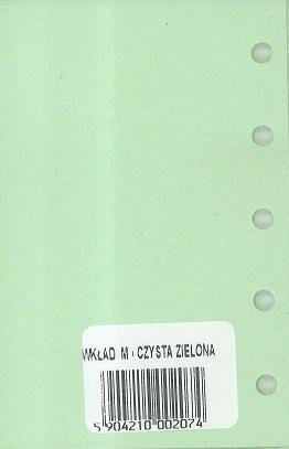 Wkład do organizera M Czysta zielona ANTRA, Antra