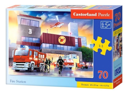 Puzzle 70 Fire station CASTOR, Castorland