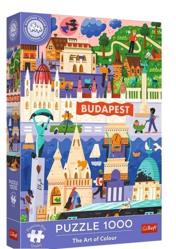 Puzzle 1000 The Art of Colour: Budapeszt... TREFL