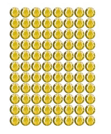 Dżety samoprzylepne złote 4mm 240szt, Brewis