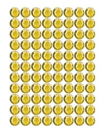 Dżety samoprzylepne złote 4mm 240szt, Brewis
