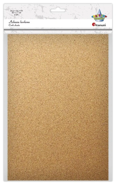 Arkusze korkowe 205x297mm grubość 2mm 2szt