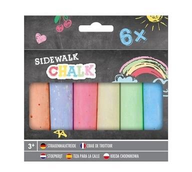 Kreda chodnikowa 6 kolorów, Grafix