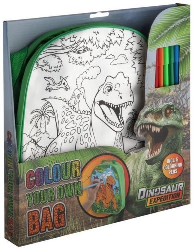 Plecak do kolorowania Dino, Grafix