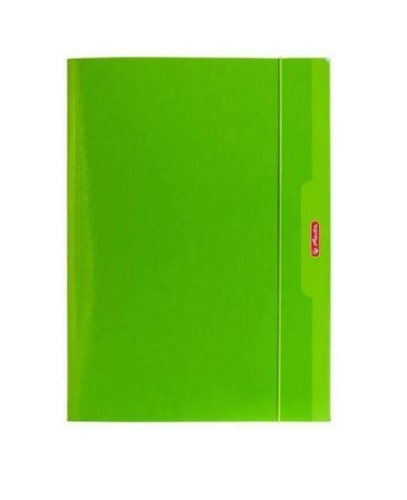 Teczka A4 z gumką Color Blocking zielony, HERLITZ