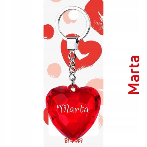 Brelok Serce Marta, Be-Happy Gifts