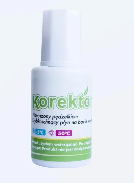 Korektor w buteleczce z pędzelkiem 20g (12szt)