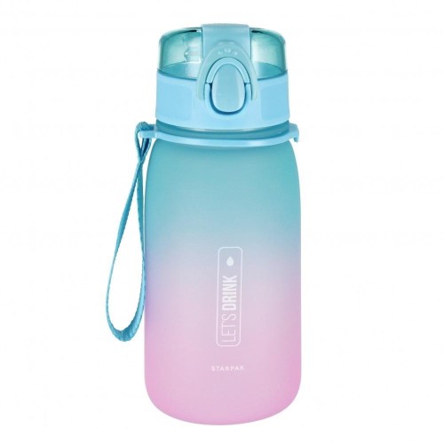 Bidon 400ml ombre blue-pink, STARPAK