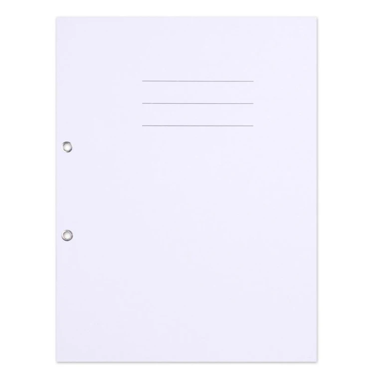 Skoroszyt A4 z oczkiem nadruk biały, Office