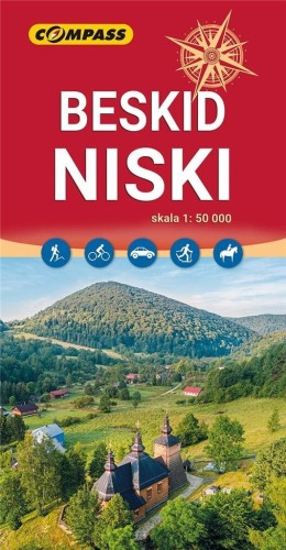 Mapa - Beskid Niski 1:50 000, praca zbiorowa