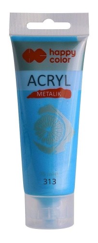 Farba akrylowa 75ml niebieski perłowy metalik, GDD