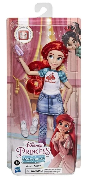 Lalka Princess Comfy Squad: Ariel, HASBRO