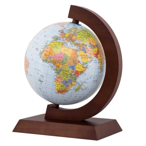Globus polityczny drewniana opr. 25cm w.słowacka