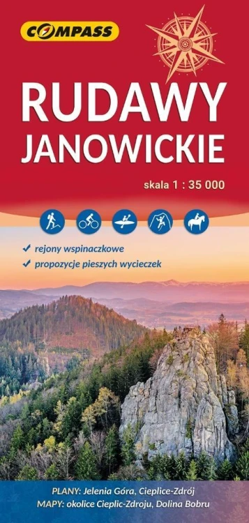 Mapa - Rudawy Janowickie 1:35 000, praca zbiorowa