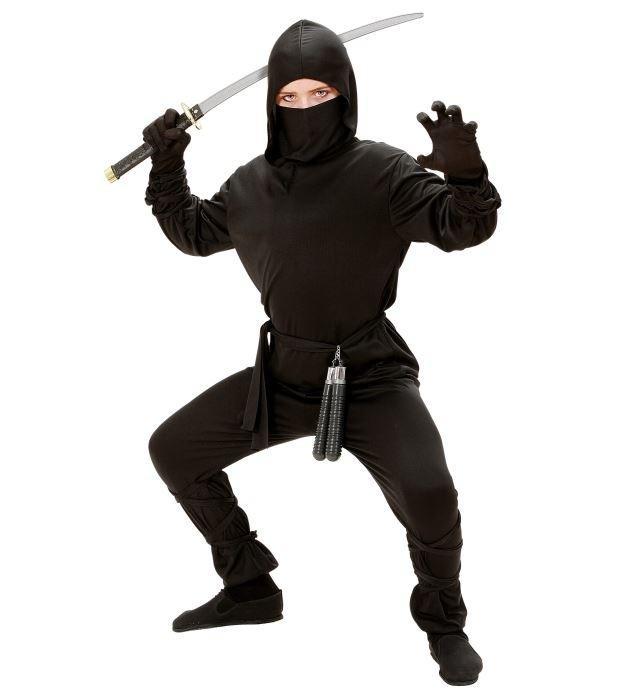 Strój Ninja - Rozmiar 11-13lat, Widmann