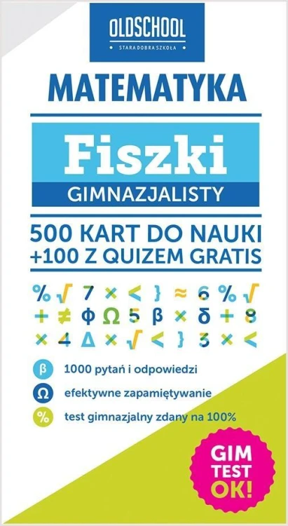 Matematyka. Fiszki gimnazjalisty