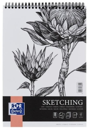 Blok artystyczny szkicowy A6/50K 130g spirala