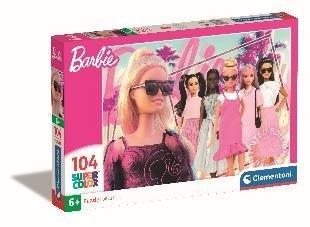 Puzzle 104 Super Kolor Barbie, Clementoni