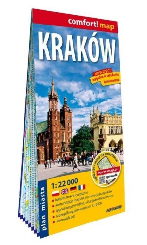 Comfort! map Kraków 1:22 000, praca zbiorowa