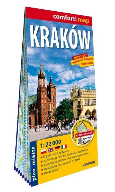 Comfort! map Kraków 1:22 000, praca zbiorowa