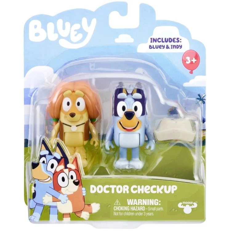 Bluey Figurka Wizyta u lekarza 2szt, TM Toys