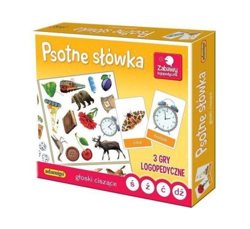 Psotne słówka. Głoski ciszące, Adamigo