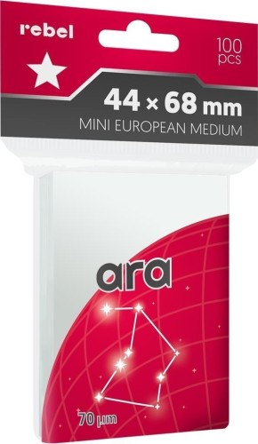 Koszulki na karty 44x68mm Ara 100szt REBEL, Rebel
