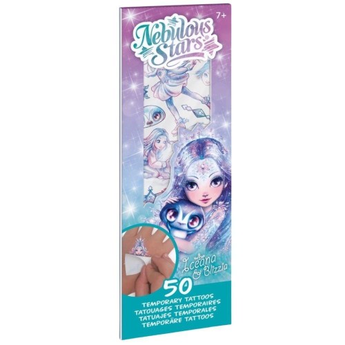 Tatuaże dla dzieci Iceana 50szt, Nebulous Stars