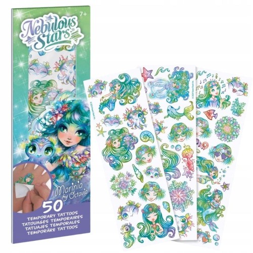 Tatuaże dla dzieci Marinia 50szt, Nebulous Stars