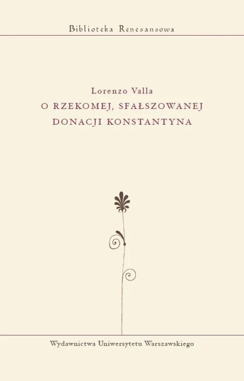 O rzekomej, sfałszowanej donacji Konstantyna