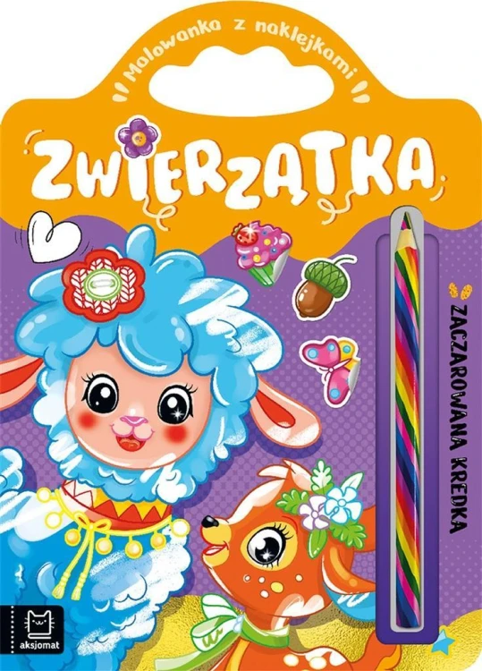 Malowanka z naklejkami Zwierzątka, Anna Podgórska