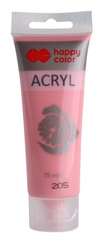 Farba akrylowa 75ml róż pudrowy HAPPY COLOR, GDD